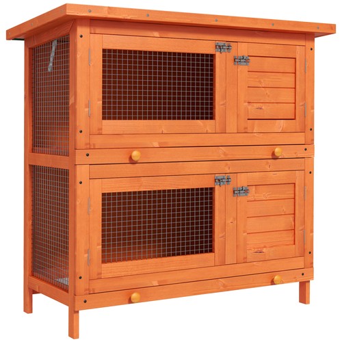 Pawhut cage lapin - pawhut,