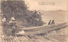 CPA SENEGAL PIER ON A LAGOON