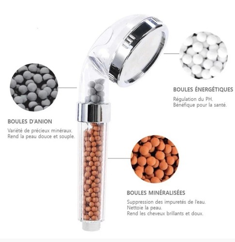 Pommeau douche economiseur - pommeau,