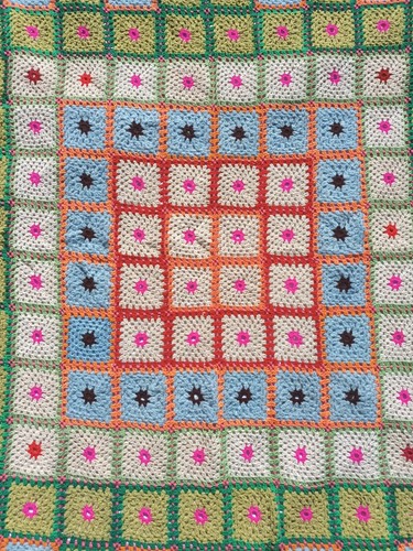 Plaid vintage patchwork - vintage,
