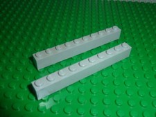 2 x Brique 1x10 LEGO Mdstone