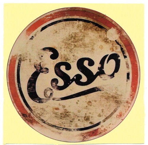Vintage esso gasoline vinyl - vintage,