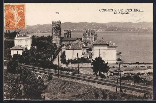 Cpa napoule vue de la - la, napoule,
