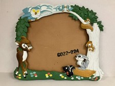 Vintage Walt Disney Productions Bambi Wall Mirror Frame 1960s Thumper 24" x 21"
