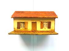 Décor Maquette Maison en Bois Avec Multiples Fenêtres Volets Pour Réseau Train