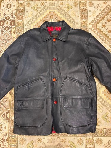 Avirex veste cuir peau - veste,