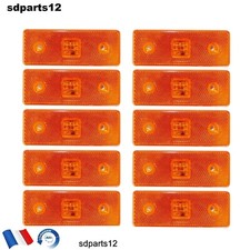 10x Orange LED Template Lights 12v Trucks Caravan Tuning Heavyweight 