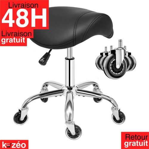 Tabouret roulettes pivotant - à,