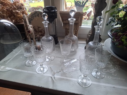 Anciens lot 7 verres - anciens, de