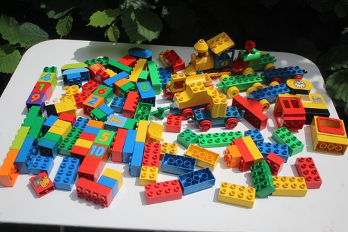 Lot lego duplo brique - lego, jaune
