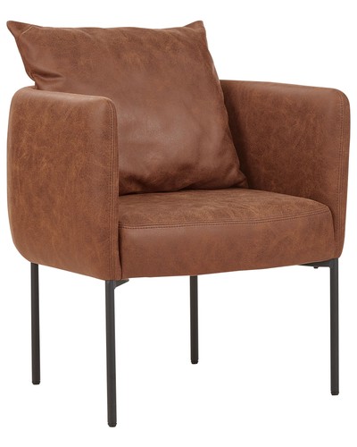 Fauteuil rétro similicuir - fauteuil,