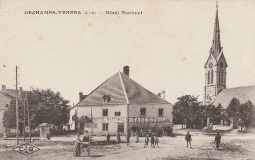 Cpa orchamps vennes hotel - 25,