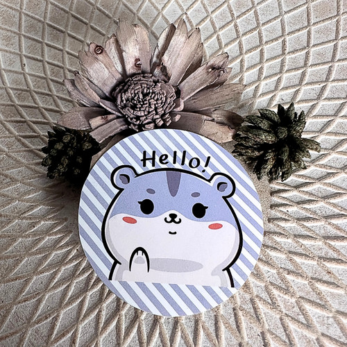 Stickers rayures hamster - -,