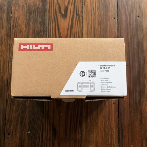 Hilti 260 battery pack - hilti, b