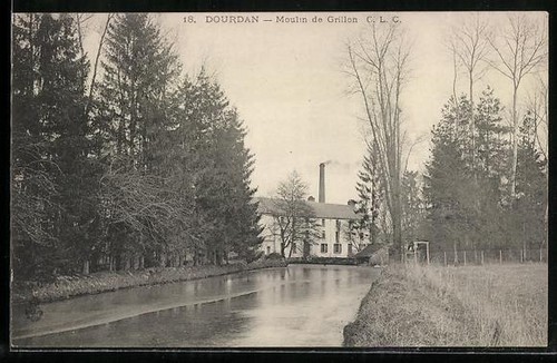 Cpa dourdan moulin grillon - de,