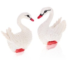 1 paire de cygne blanc