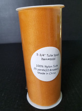 Spools of Golden Yellow Tulle