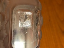 Lalique RARE dahlia signed condition nickel cap bottle 13.5cm old edition