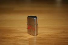 Antique Winston Zippo Style Mini Petrol Lighter Small Size Vintage