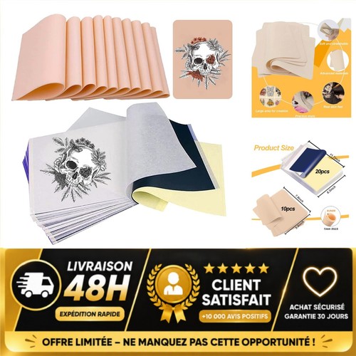 Kit tatouage pièces - tatouage, peau