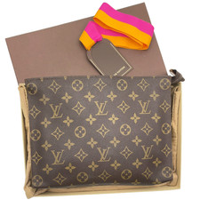 Auth Louis Vuitton Monogram Poche Toilette 26 M47542 Clutch Bag W/B/D NS100541
