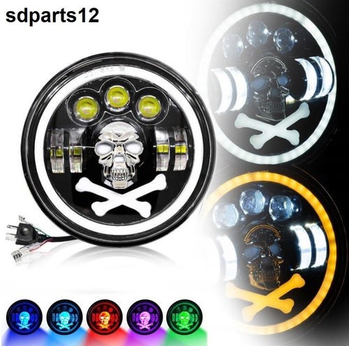 Phare avant led rond - avant,