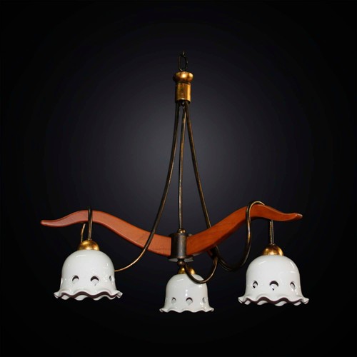 Lustre rustique classique - lustre,