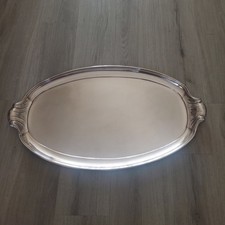 GRAND PLAT METAL ARGENTÉ