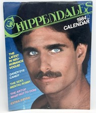 Vintage 1984 Chippendales Calendar w/ Dan Peterson Cover No Writing RARE