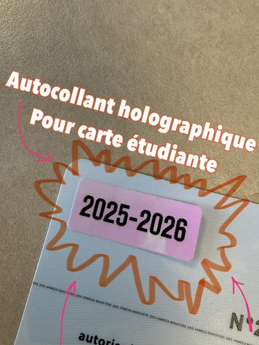 Autocollant validité carte - validité,