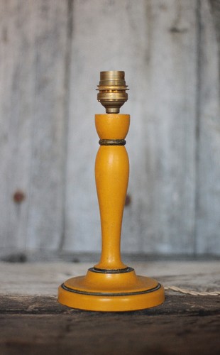 Lampe bois pied - pied, de