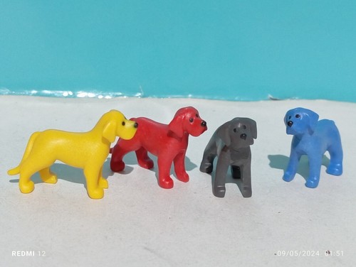 Figurines playmobil chiots - figurines,