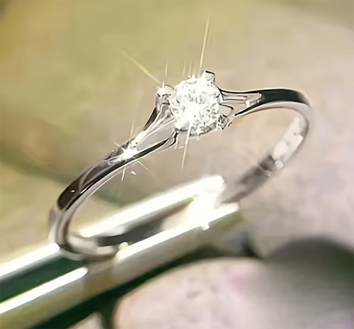 Bague solitaire diamant