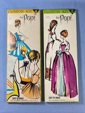 1963 American Doll & Toy Corp Popi Doll Fashion Kits 4 or 5 No Sew Uncut in Box