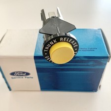 NOS 1980-2004 Ford Mustang Trunk Release Button In Correct Yellow D3AY-19C542-A