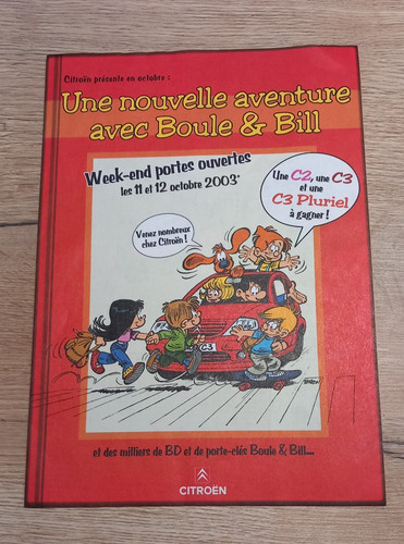 Boule bill publicité pour - boule,