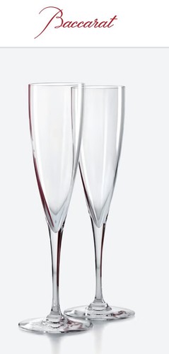 Baccarat flûtes champagne - flûtes, à