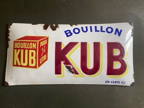 Rare plaque émaillée