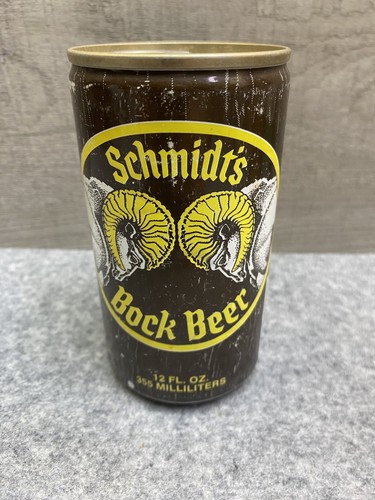 Schmidt bock beer can - schmidt's,