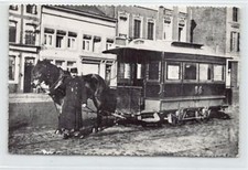 Belgium - LIÈGE - First Liège tramway in 1890 - Postcard published in the