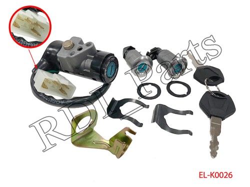 Ignition key switch gy6 - switch, 50cc