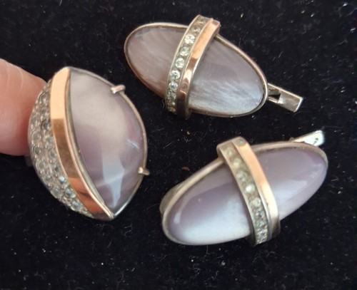 Superbe parure boucles - parure,