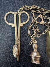 Ancienne chatelaine laiton