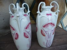 2  Vases Style Art Nouveau En