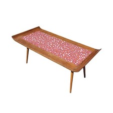 Table basse vintage en teck et