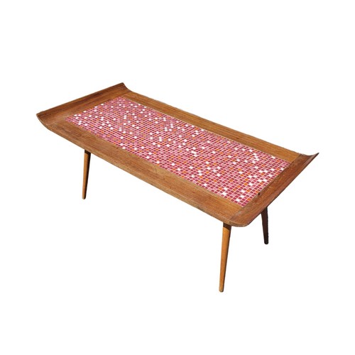 Table basse vintage teck - basse, en