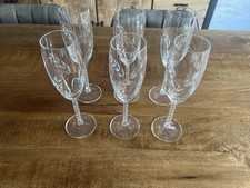6 VERRES FLÛTES À CHAMPAGNE