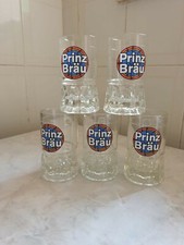 Vintage Prinz Brau Beer Glass Mug. Beer glasses 