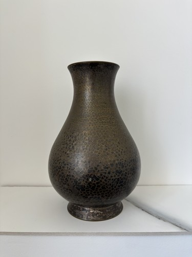 Wmf ikora vase mottled - wmf, bronze