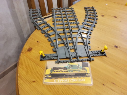 Lego train lot - aiguillage, et